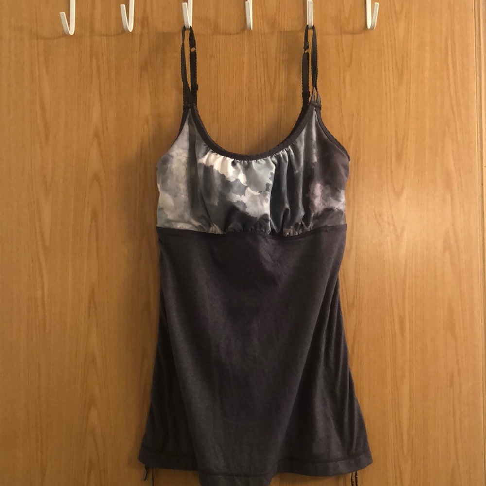 Gray lululmon workout tank